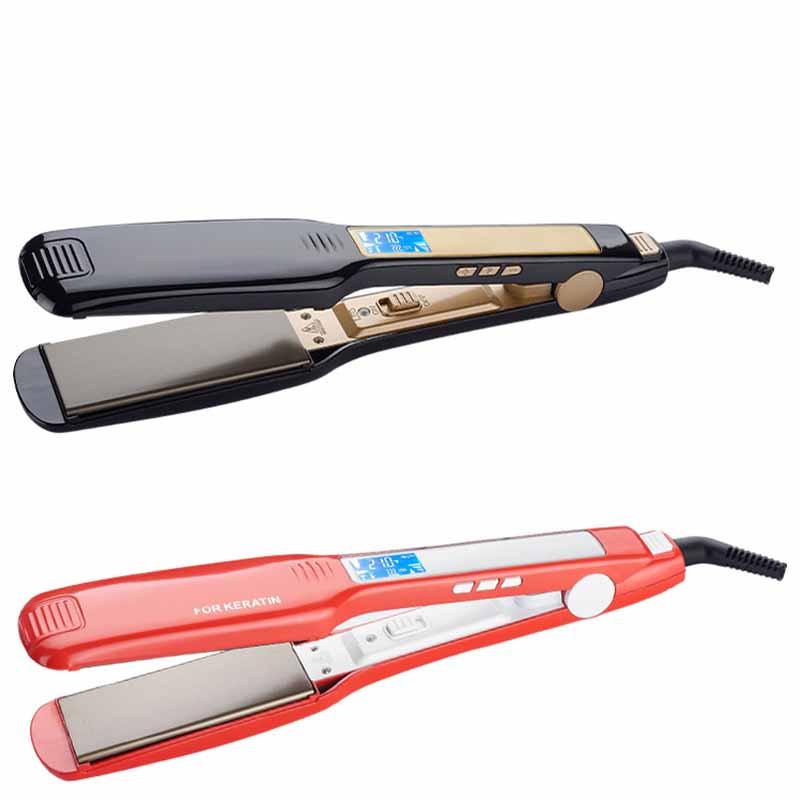 Haarglätter mit LCD-Anzeige und einstellbarer Temperatur