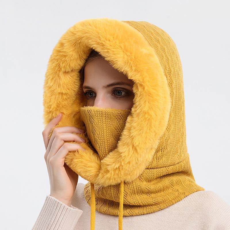 Women Ultra 3 In 1 Beanie Neck Warmer mit Gesichtsschutz