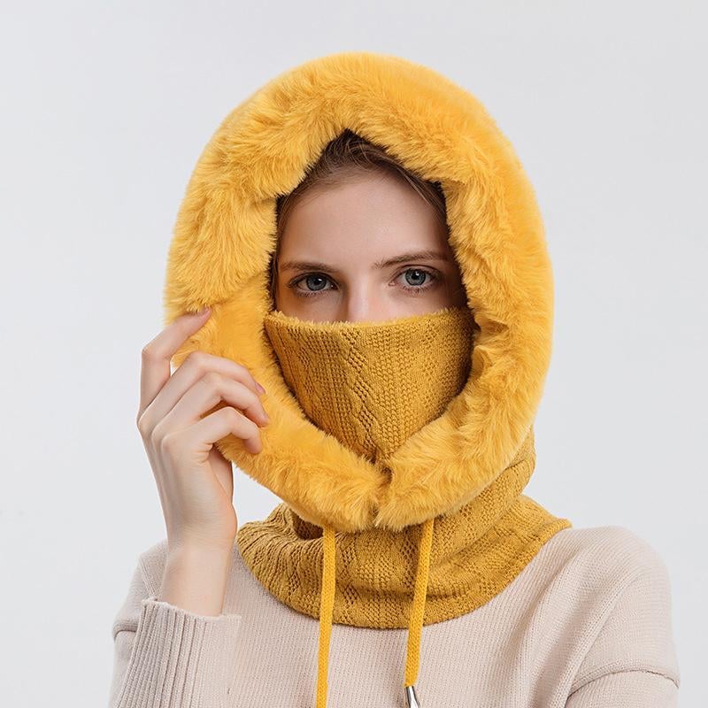 Women Ultra 3 In 1 Beanie Neck Warmer mit Gesichtsschutz