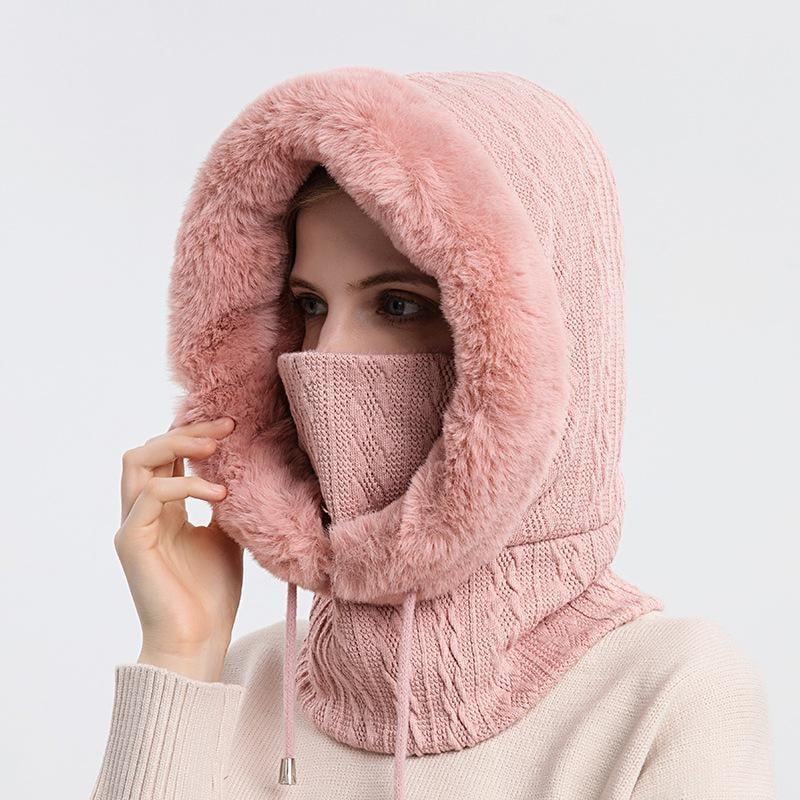 Women Ultra 3 In 1 Beanie Neck Warmer mit Gesichtsschutz