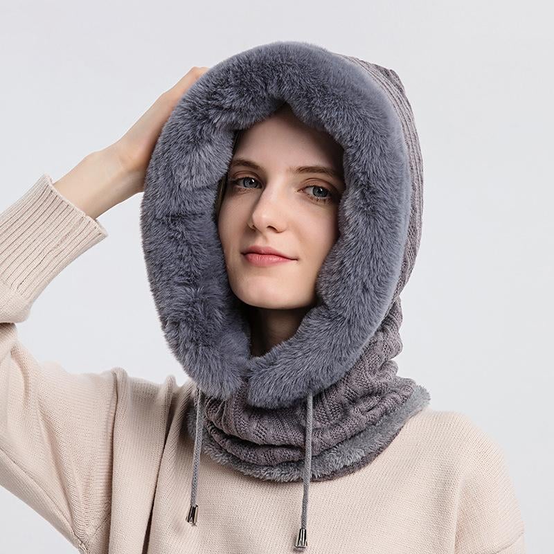 Women Ultra 3 In 1 Beanie Neck Warmer mit Gesichtsschutz