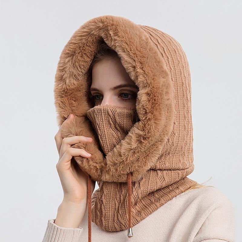 Women Ultra 3 In 1 Beanie Neck Warmer mit Gesichtsschutz