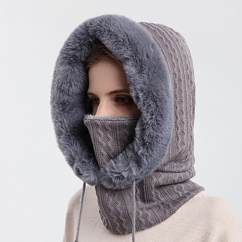 Women Ultra 3 In 1 Beanie Neck Warmer mit Gesichtsschutz