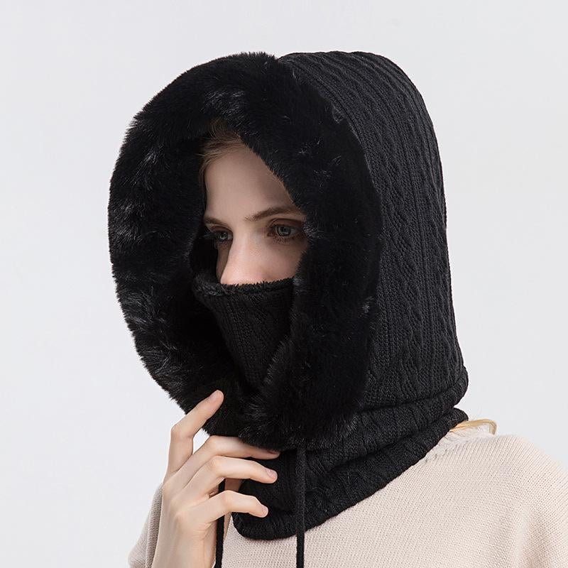 Women Ultra 3 In 1 Beanie Neck Warmer mit Gesichtsschutz