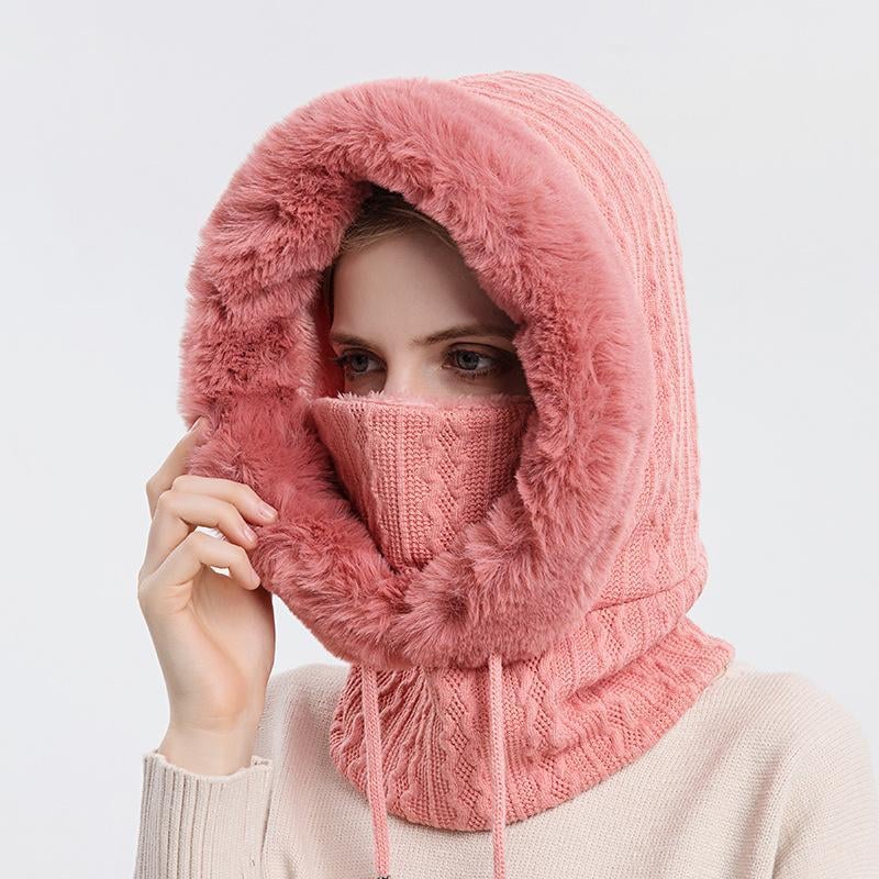 Women Ultra 3 In 1 Beanie Neck Warmer mit Gesichtsschutz