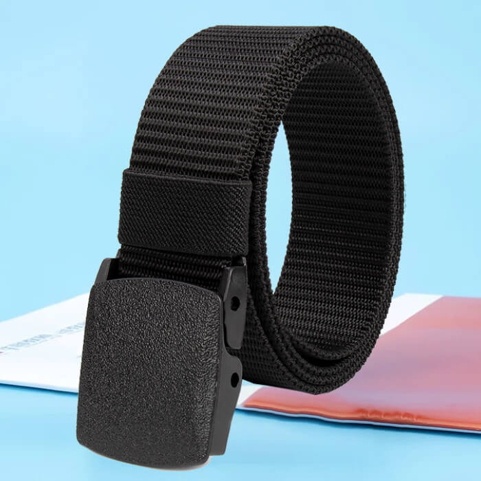 🎁 2024 Neujahrs-Hot Sale 🎁 Nicht-metallische nicht-magnetische Schnalle Nylon-Gürtel