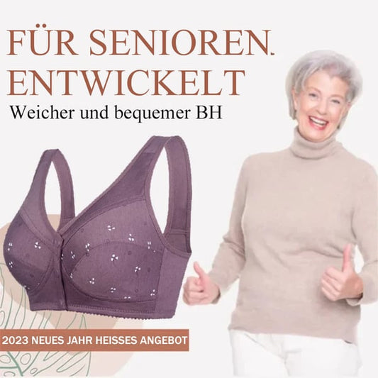 🌹Design für Senior Front Closure Baumwoll-BH