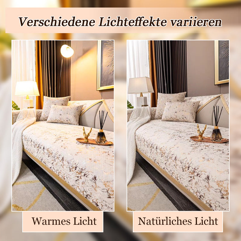 Waschbarer Sofaschoner in luxuriösem Jacquard-Design