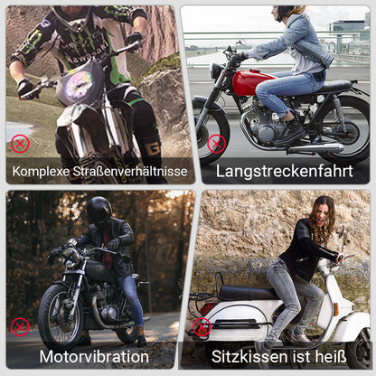 💥Druckreduzierendes, stoßdämpfendes, atmungsaktives Motorradsitzkissen