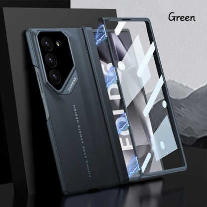 Faltbare Handyhülle mit Magnetscharnier und integriertem Design von Hülle und Folie--Samsung Galaxy Z Fold