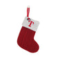 Cozy Knit Socks, Embroidered Candy Gift Bag, Letter Christmas Stocking - Perfect for the Little Ones!