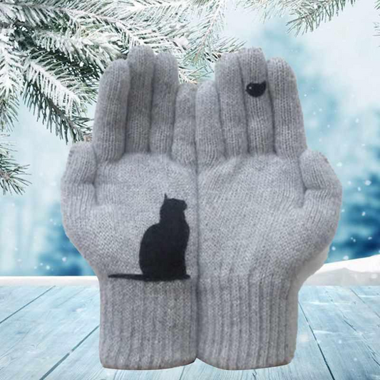 ❄️🎅Cat Fan Baumwollhandschuhe