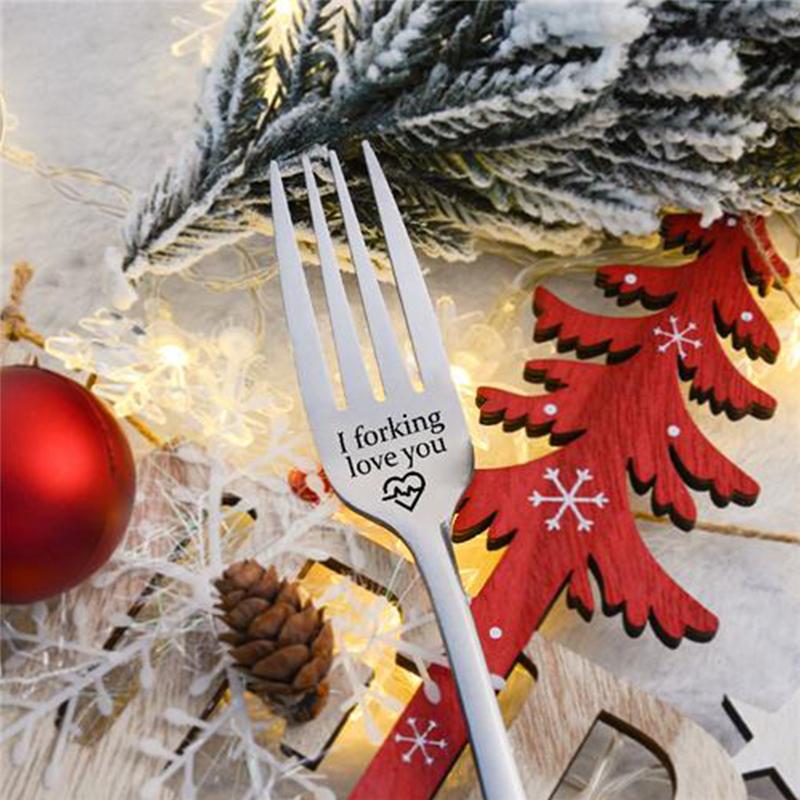 💝Engraved Fork Gift-Bestes lustiges Geschenk für einen geliebten Menschen