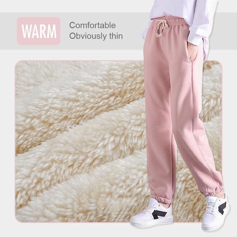 Warm gefütterte Freizeit-Sweatpants