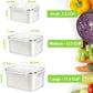 🔥HEISSER ANGEBOT 49 % RABATT – Frischwaren-Aufbewahrungsbehälter für Gemüse und Obst
