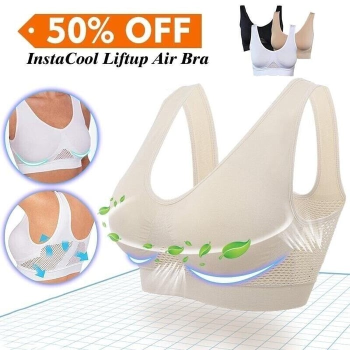 (🔥Neujahrs-Hit)Atmungsaktive Cool Liftup Air Bra