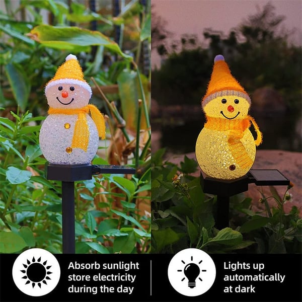 🎅Wasserdichte Solar-Schneemannlampe🥳