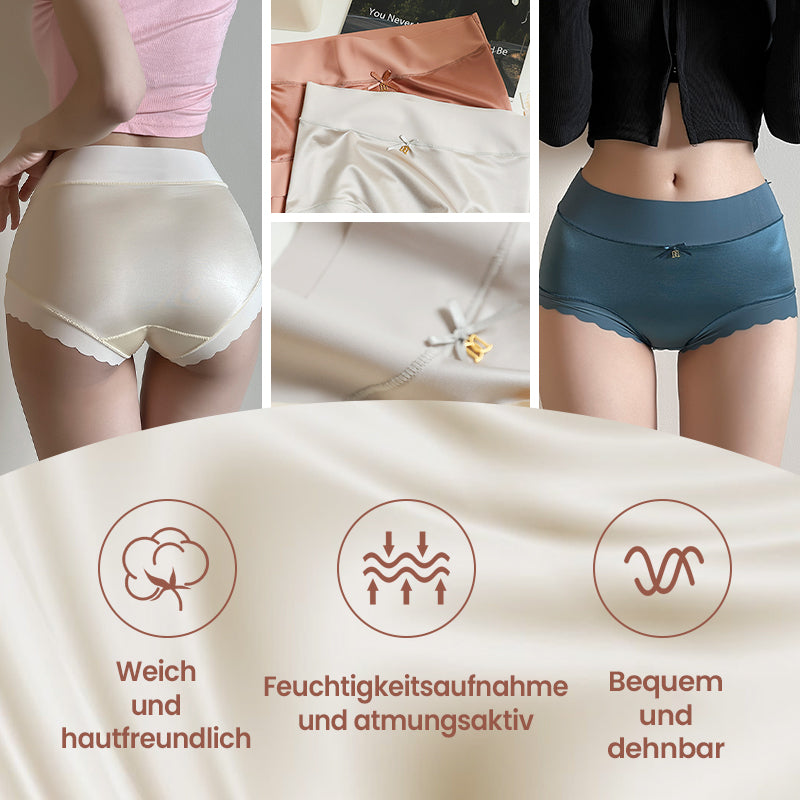 🔥Kaufen Sie 1 und erhalten Sie 2 gratis🔥Antibakterielle, hygroskopische, geruchlose gynäkologische Slips aus Seide