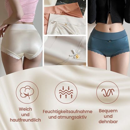 🔥Kaufen Sie 1 und erhalten Sie 2 gratis🔥Antibakterielle, hygroskopische, geruchlose gynäkologische Slips aus Seide