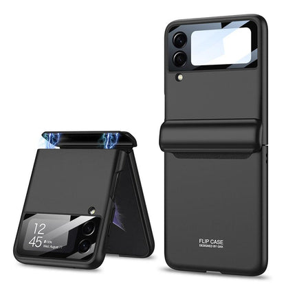 Magnetische All-included stoßfeste Kunststoff-Hartschale für Samsung Galaxy Z Flip4 Flip3 5G