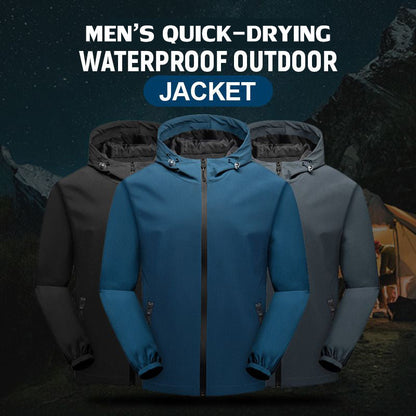 Wasserdichte, schnell trocknende Outdoor-Jacke für Männer