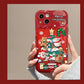 Weihnachtsbaum Anhänger Flip Mirror Case Cover für iPhone