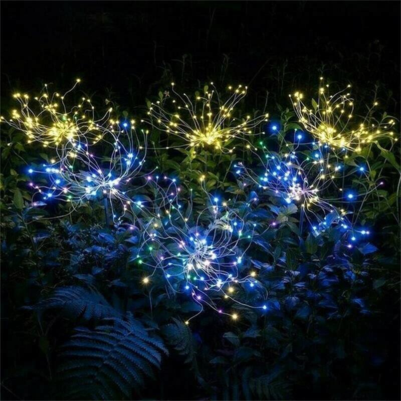 Letzter Tag 50% OFF - Wasserdichtes Solar Gartenfeuerwerk Licht-6