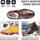 Warme Herren Kunstfell gefütterte Ankle Snow Business Stiefel