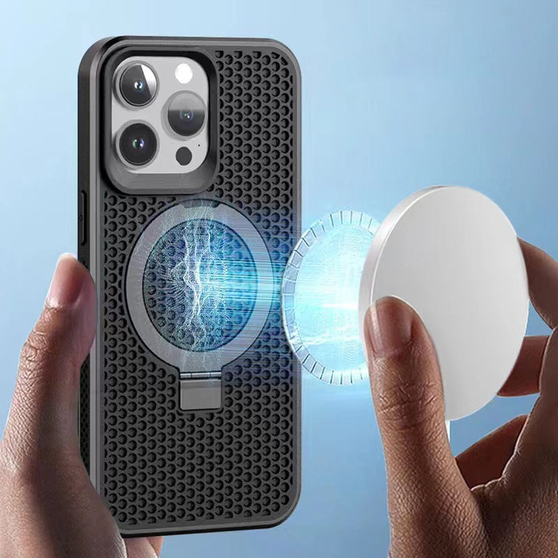 【Kreatives Geschenk】Cooling Magnetic Case für iPhone