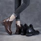 [Geschenk für Frauen] Hochwertige Vintage-Stiefel aus weichem Leder für Damen