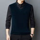 🎊Weihnachtsvorverkauf - 50% Rabatt🎊 Herren Faux Plüsch Shirt&Sweater Fake 2-teiliges Oberteil
